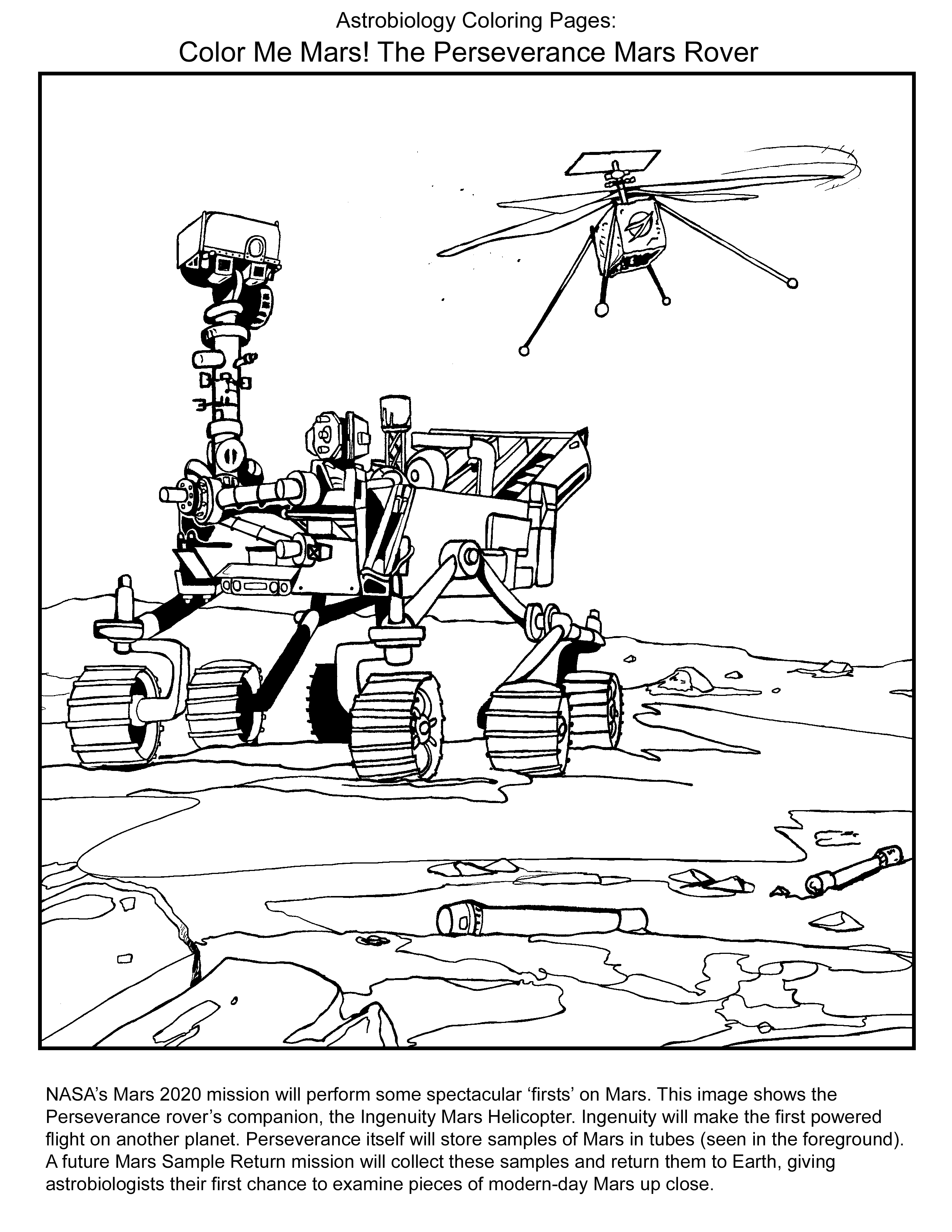 NASA’s Mars 2020 mission will perform some spectacular ‘firsts’ on Mars. This image shows the Perseverance rover’s companion, the Ingenuity Mars Helicopter.