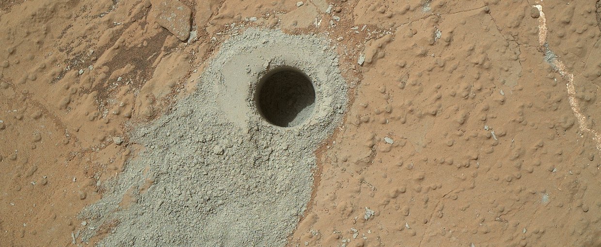 'Cumberland' Target Drilled by Curiosity.