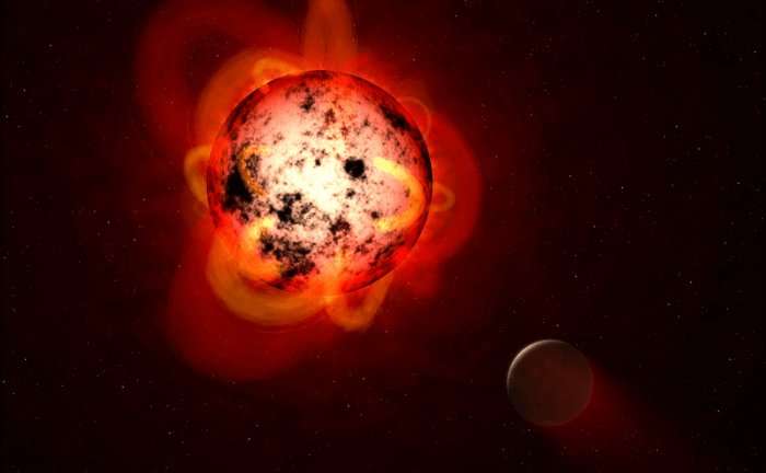 A rocky planet orbiting Proxima Centauri might sustain liquid water (artist’s depiction). Credit: NASA, ESA, G. Bacon (STSc) Image credit: None