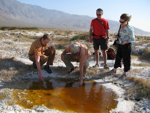 Figure 1. Sampling at Cuatro Cienegas