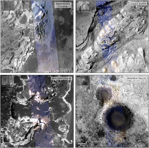 HiRISE Subsets of Candidate <span class="caps">MSL</span> Sites