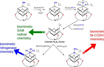 Synthetic Strategy for Synthesis of Heterometal Substituted Fe-S Clusters