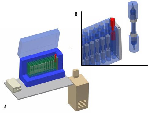 Computer-Aided Design (<span class="caps">CAD</span>) Model of the High Pressure Thermal Gradient Block