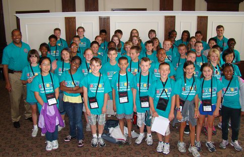 Campers With Dr. Bernard Harris