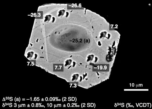 Sulfur Isotope Distribution in Pyrite From the Early Proterozoic Turee Creek Group, Western Aust