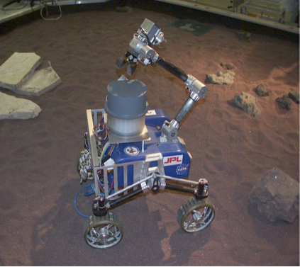 The Rover With the <span class="caps">RCAL</span> Mounted on It