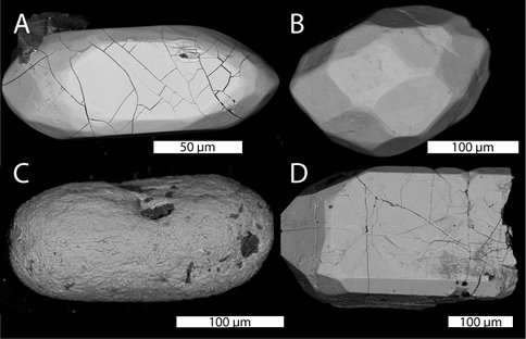 Figure 2. Detrital Zircons From Archean Metasedimentary Rocks Surveyed for Shock Microstructures