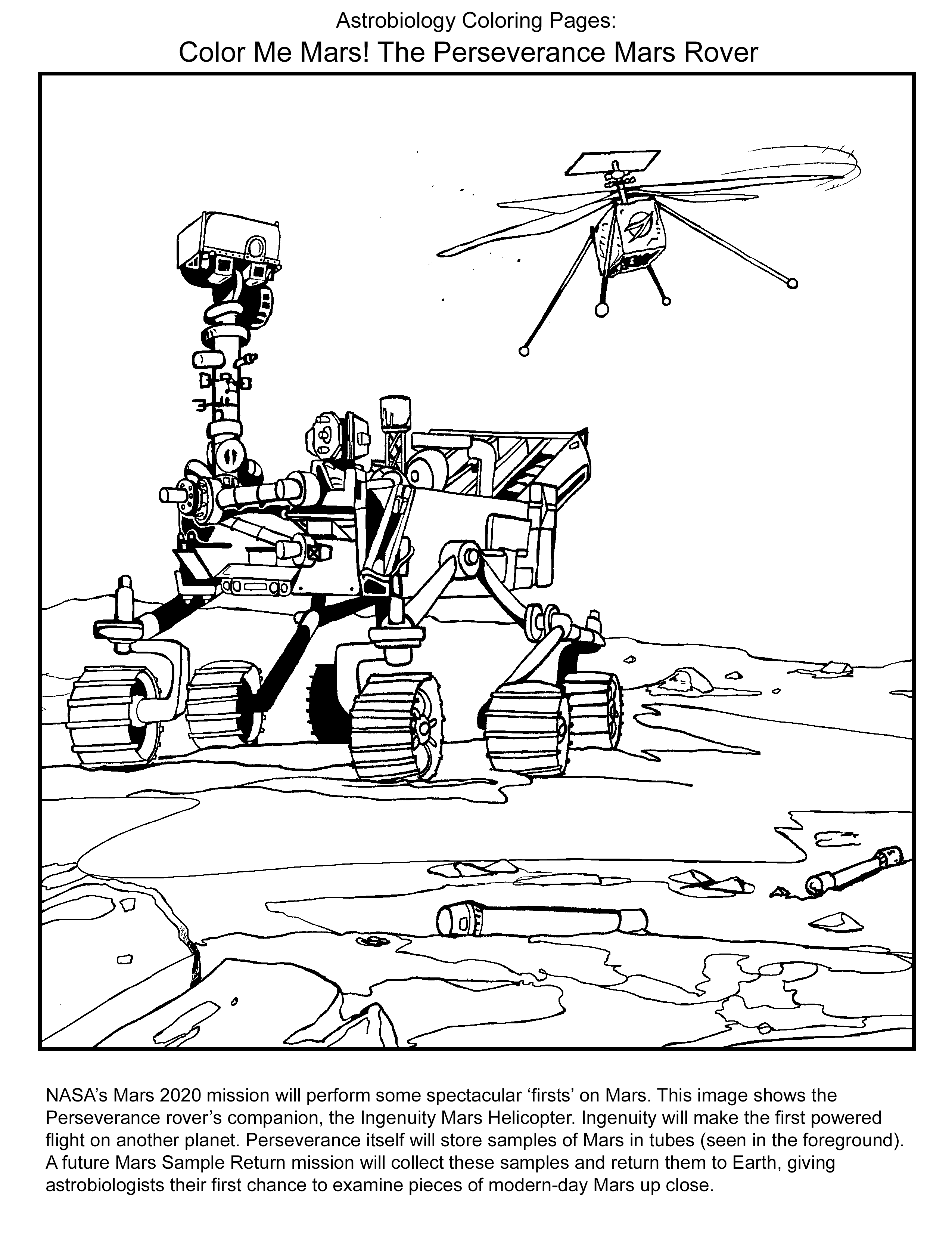 nasa coloring page