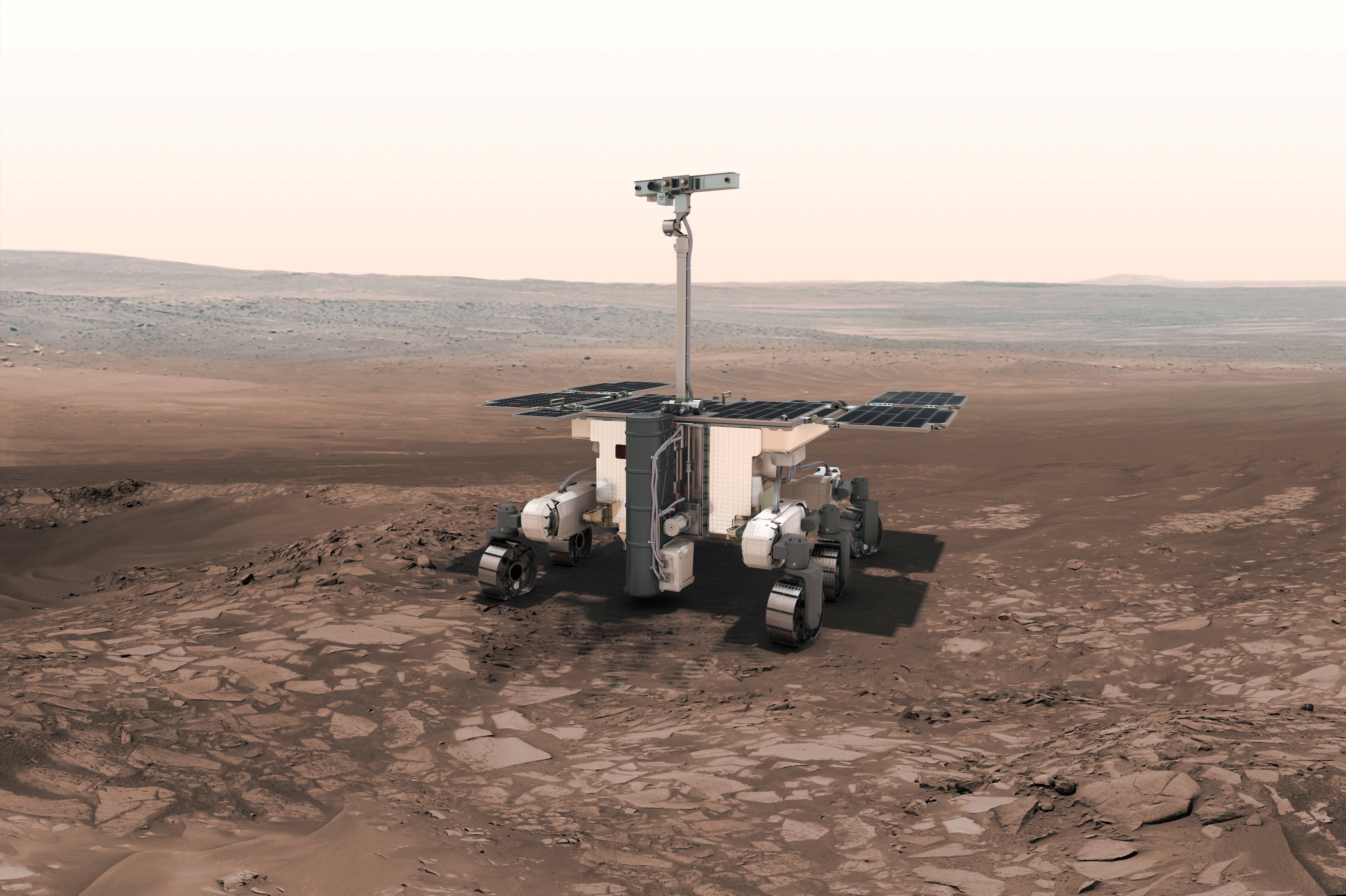 A theoretical instrument that would search for individual microbes on the surface of Mars. Image credit: ESA