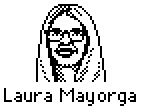 Laura Mayorga in pixels