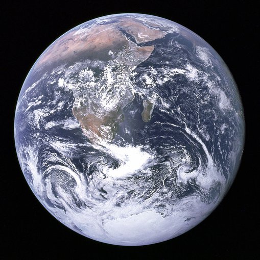 Arguably the most famous Earth “selfie,” this “Blue Marble” photo was snapped by Apollo 17 astronauts.