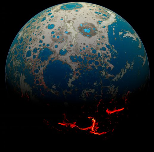 The early Earth was a hellish place with impact galore and a choking atmosphere, and yet somehow life got a grip there.