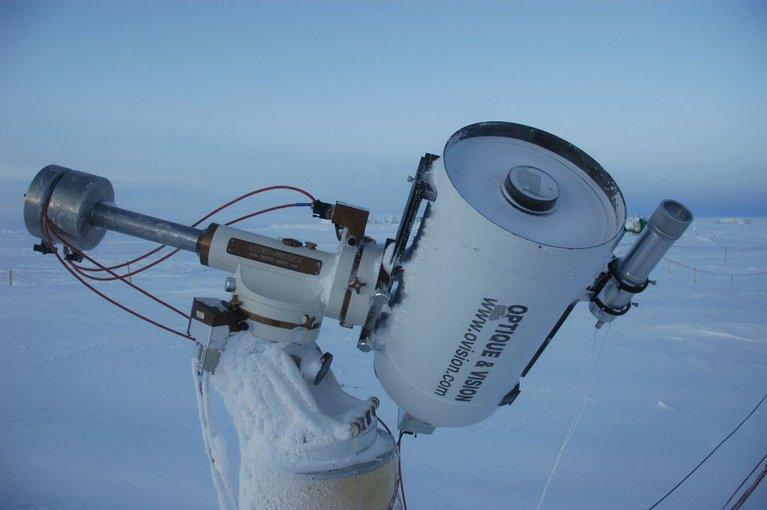 The Antarctica Search for Transiting Extrasolar Planets (ASTEP) at Concordia station in Antarctica.