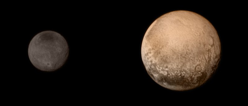 As New Horizons closes in on Pluto and Charon, it may be able to detect signs that one or both objects boast icy plumes, either now or in their past. Credits: NASA/Johns Hopkins University Applied Physics Laboratory/Southwest Research Institute
