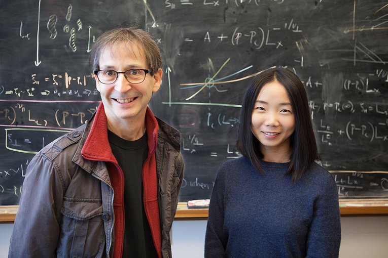 Nigel Goldenfeld (left) and Chi Xue (right) have developed a model that reveals an 'arms race' between bacteria and viruses that may help to solve the diversity paradox.