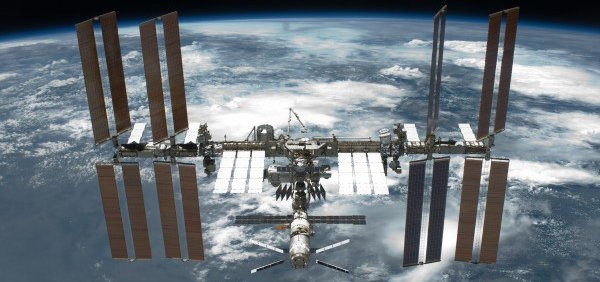 ISS over Earth