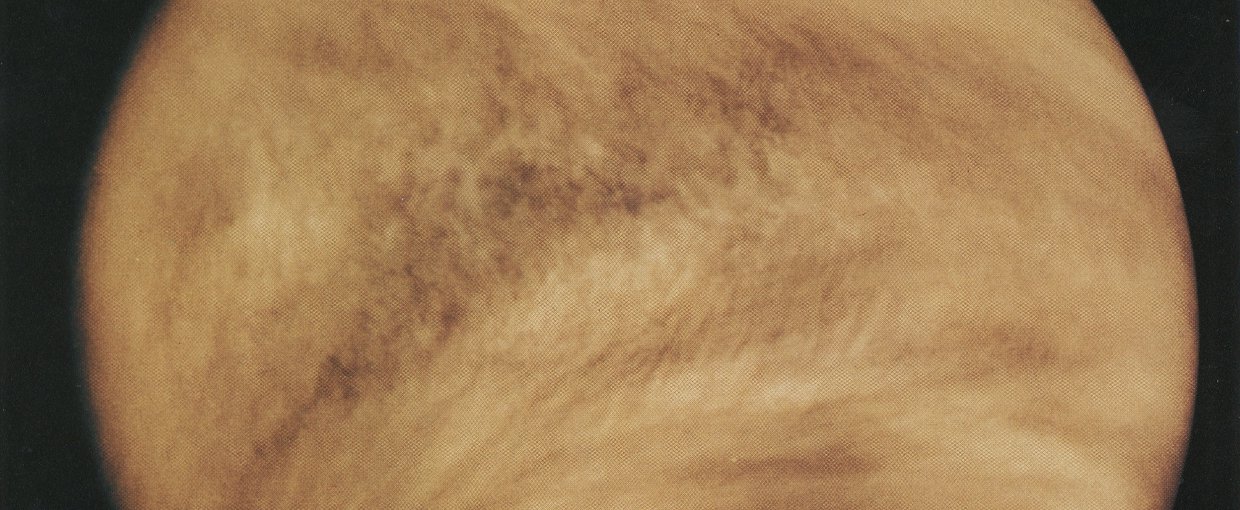 Pioneer Venus Orbiter ultraviolet observations of cloud structure in Venus' atmosphere. Credit: NASA