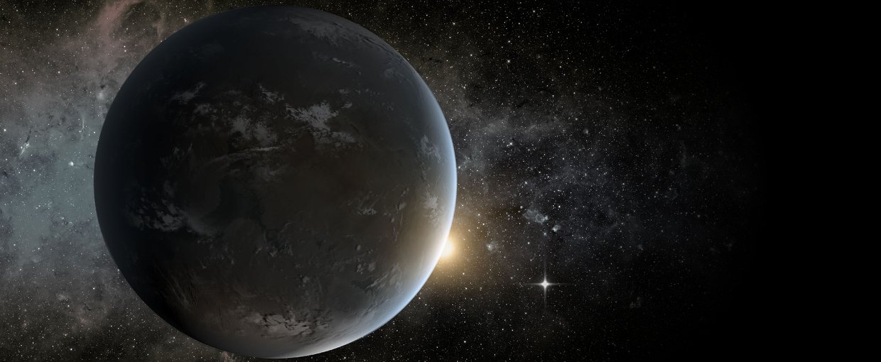 Artist's concept of Kepler-62f, a super-Earth. Scientists are trying to understand the origin of life and generalize the results to other potentially habitable planets in the Universe.
