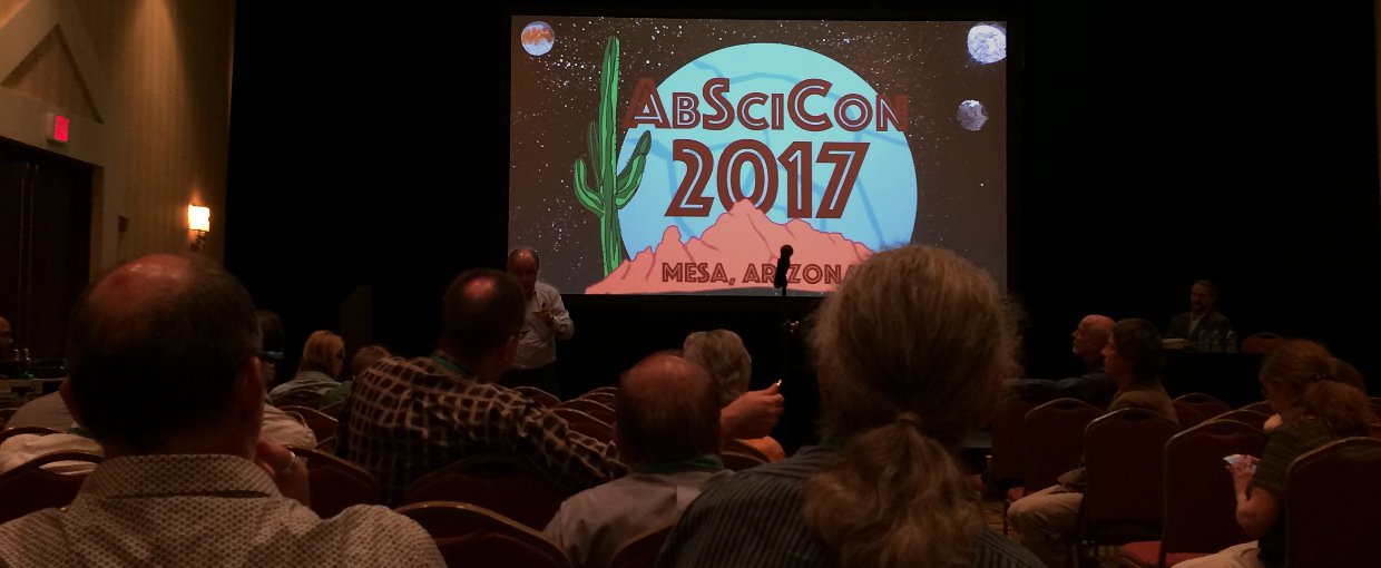 A technical session at AbSciCon 2017. Over 800 scientists attended the biennial conference, held this year in Mesa, Arizona.