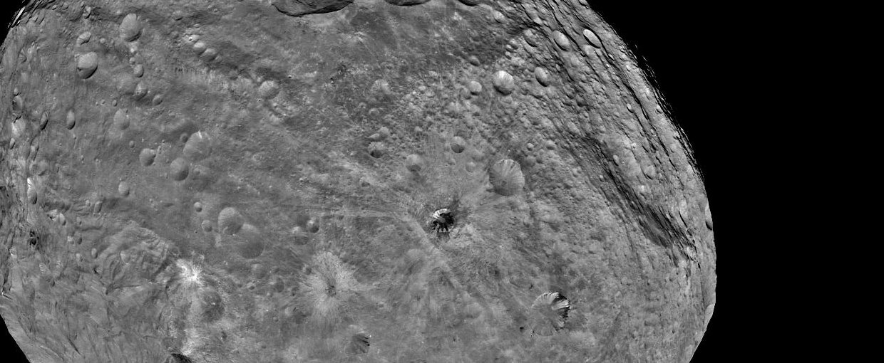 The angrite parent body was likely similar in size to the asteroid Vesta, which has been studied up close by NASA’s Dawn mission. Vesta is roughly 525 kilometers (326 miles) in diameter.