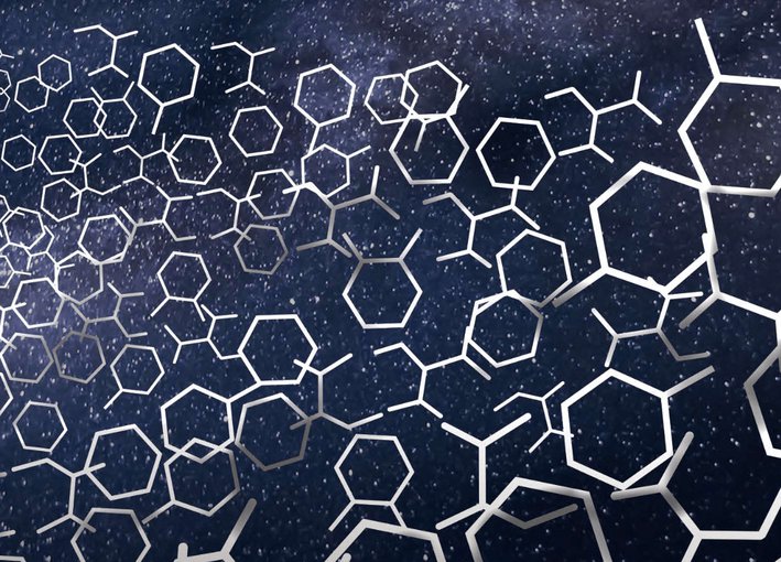NASA has begun a major project to explore the potential signs of life very different from what we have on Earth.  For example, groups of molecules, like those above, can be analyzed for complexity, regardless of their specific chemical constituents.