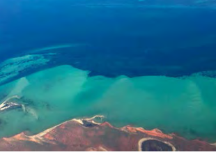 Overhead shot of Shark Bay. Source: ACA/UNSW.