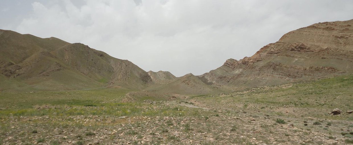 This is the collection site for the sediments used in this study, located near the village of Zal in East Azerbaijan Province, Iran.