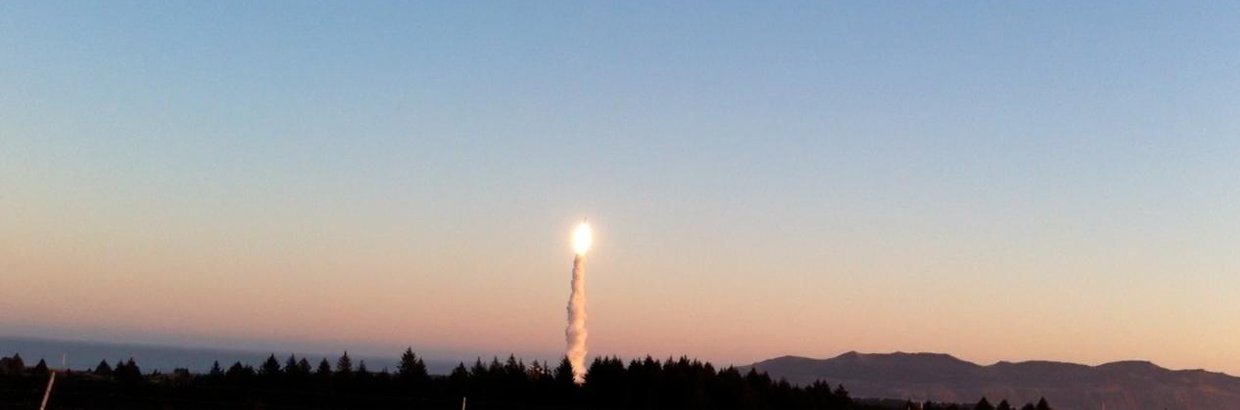 A Minotaur IV rocket, carrying NASA’s Organism/Organic Exposure to Orbital Stresses (O/OREOS) nanosatellite launches from the Alaska Aerospace Corporation’s Kodiak Launch Complex on Nov. 19, 2010. Image credit: NASA/Matthew Daniels