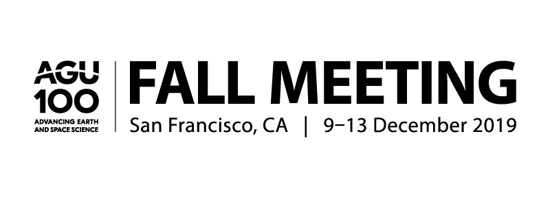 The 2019 AGU Fall Meeting will be held Dec 9-13, 2019, in San Francisco, California.