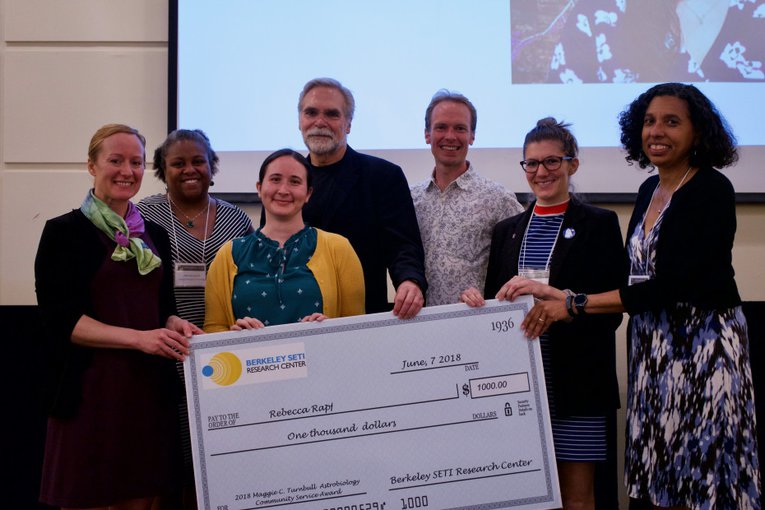 Dr. Rebecca Rapf (third from left) has become the inaugural winner of the Maggie C. Turnbull Award.