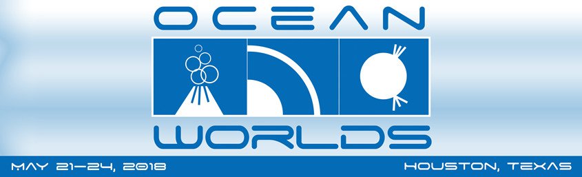 Ocean Worlds 3 will be held in Houston, Texas, USA, from May 21-24, 2018.