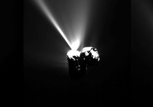 This series of images of Comet 67P/Churyumov–Gerasimenko was captured by Rosetta’s OSIRIS narrow-angle camera on 12 August 2015, just a few hours before the comet reached the closest point to the Sun along its 6.5-year orbit, or perihelion.