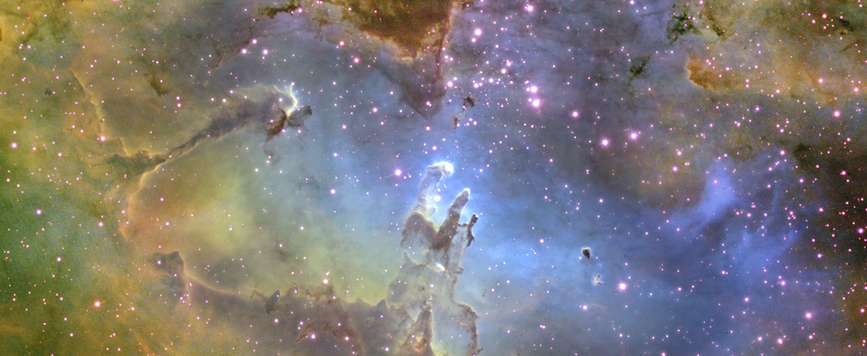 National Optical Astronomy Observatory (NOAO) optical image of Eagle Nebula.