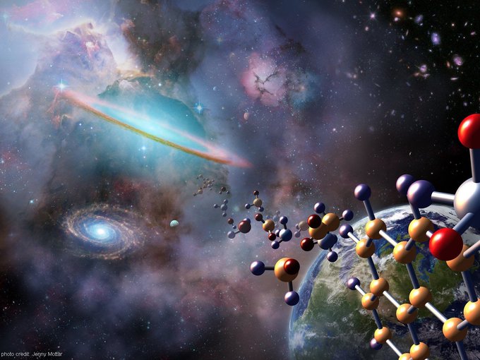 Which molecules formed RNA, and can we use them to identify where life may form in the Universe?