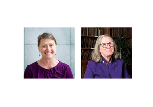 Mary Voytek (right) and Marilyn Fogel (left) have been selected for the American Geophysical Union's highest honors in 2022.