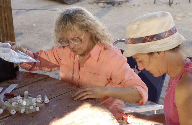 Penny Boston (left). Image credit: NASA