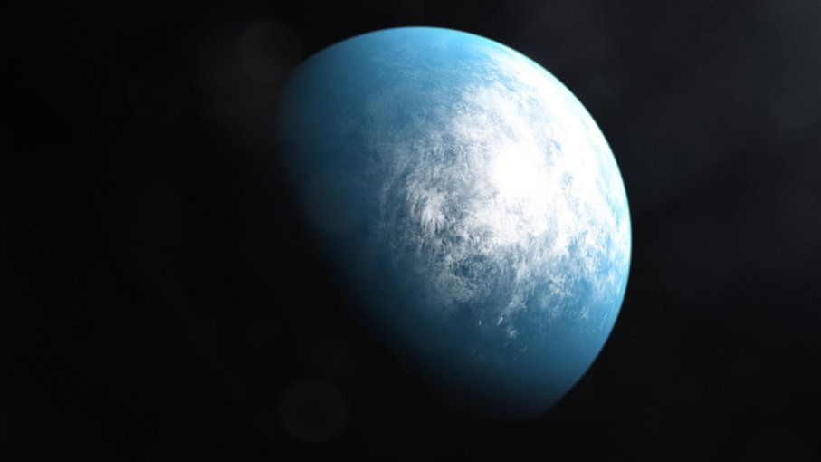 TOI 700, a planetary system 100 light-years away in the constellation Dorado, is home to TOI 700 d, the first Earth-size habitable-zone planet discovered by NASA's Transiting Exoplanet Survey Satellite.
