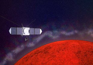 Artistic Rendition of the MAVEN Mission
