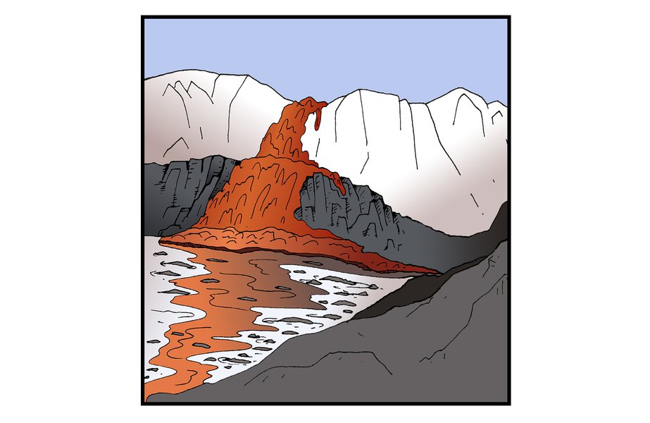"Blood Falls" in the McMurdo Dry Valleys of Antarctica features in Issue #5 of Astrobiology: The Story of our Search for Life in the Universe, available at:https://astrobiology.nasa.gov/resources/graphic-histories/
