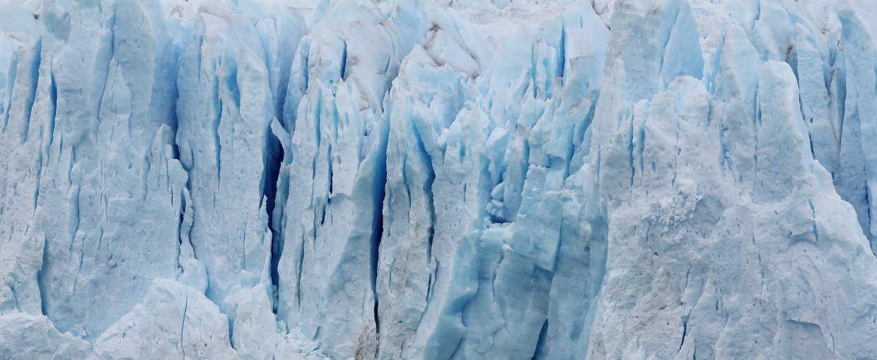 The face of Perito Moreno Glacier in Argentina.