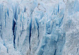 The face of Perito Moreno Glacier in Argentina.