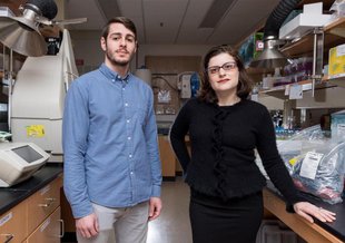 Marcus Bray (left), a biology Ph.D. candidate, and Jennifer Glass, assistant professor in the Georgia Institute of Technology’s School of Earth and Atmospheric Sciences and member of the NASA Astrobiology Institute Alternative Earths team, are shown in th