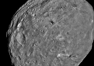 The angrite parent body was likely similar in size to the asteroid Vesta, which has been studied up close by NASA’s Dawn mission. Vesta is roughly 525 kilometers (326 miles) in diameter.