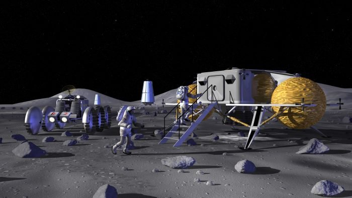 A lunar outpost was an element of the George W. Bush era Vision for Space Exploration, which has been replaced with President Barack Obama’s space policy. The outpost would have been an inhabited facility on the surface of the Moon. At the time it was proposed, NASA was to construct the outpost over the five years between 2019 and 2024. Now the man nominated to be the next NASA administrator, James Bridenstine, is a strong and vocal advocate of building a moon colony.  (NASA)