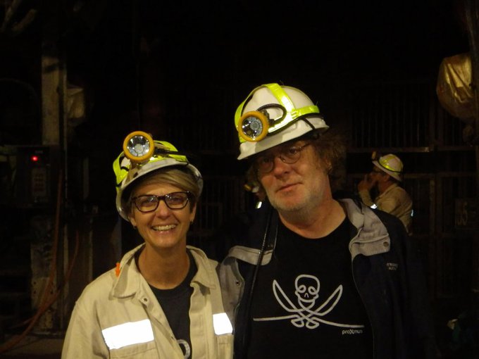 Borgonie with Esta van Heerden, who helped gain access to South African mines for researchers including Borgonie and Princeton University geomicrobiologist Tullis Onstott more than a decade ago is part of their research team.