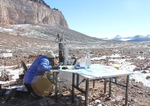 The microorganism, Rhodococcus sp. JG-3, was isolated from the Upper Dry Valleys of Antarctica.