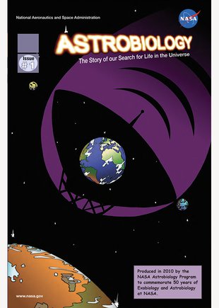 Pages of Issue #1 of Astrobiology: The Story of our Search for Life in the Universe. Credit: NASA Astrobiology
