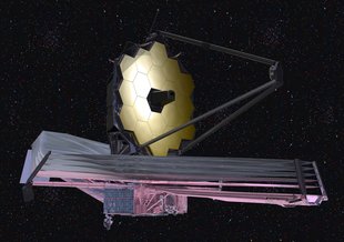 September 2009 artist's conception of the James Webb Space Telescope. Credit: NASA 