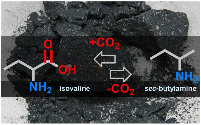 Amines may provide novel insights about the prebiotic origins of meteoritic amino acids. Credit: Dr. Jose Aponte, NASA/GSFC