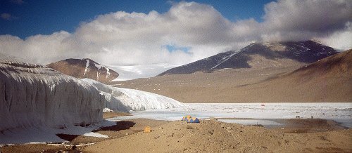 A view of Antarctica's Taylor Valley. The Antarctic Dry Valleys are considered one of the most Mars-like environments on Earth. Credit: Peter West, National Science Foundation